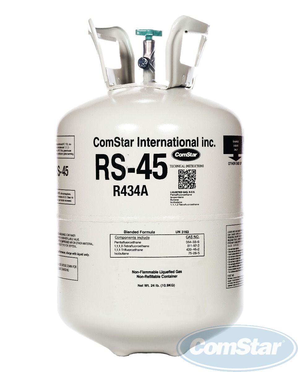 RS-45 Refrigerant, For Flooded/Recirc/DX Systems, 24 Pounds